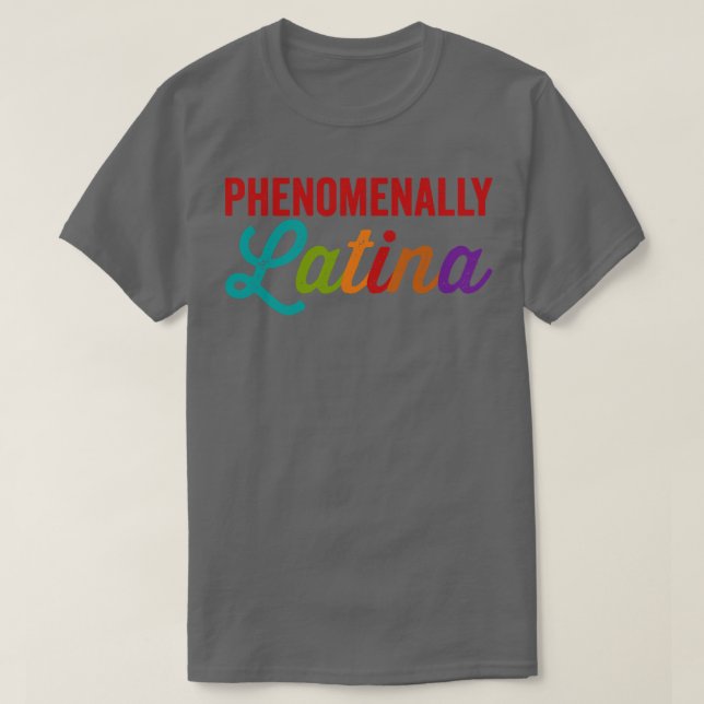 Camiseta Fenomenalmente Latina (Frente do Design)