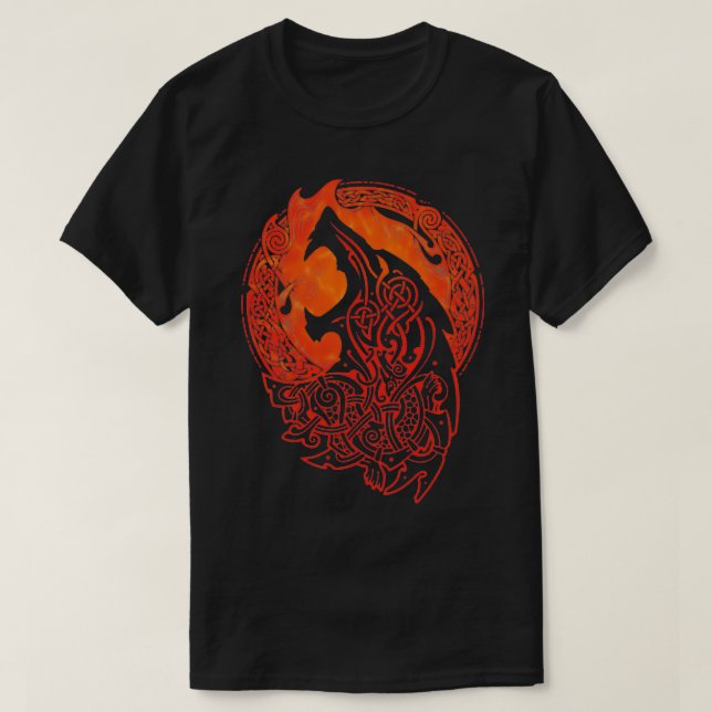 Camiseta FENRIR LOKIx27S SON 3 (Frente do Design)