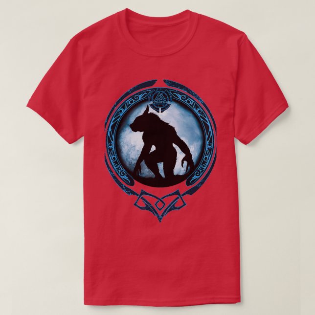 Camiseta Fenris Wolf (Frente do Design)