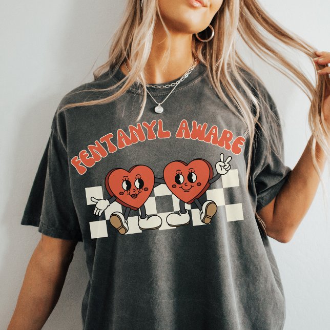 Camiseta Fentanilo Aware | Saúde pública | Redução de danos (Criador carregado)