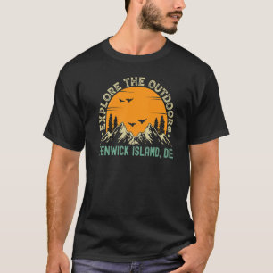 Camiseta Fenwick Island, Delaware - Explorar O Exterior Pr