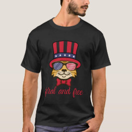 Camiseta FERAL AND FREE 4TH JULY-PATRIOTIC DAY T-Shirt
