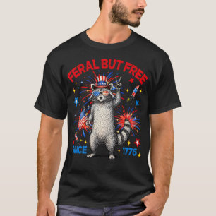 Camiseta Feral e Livre Desde 1776 Fofão Patriótico de Guaxi