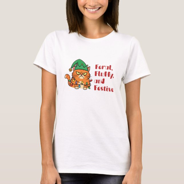 Camiseta Feral, Fofa e Festivo (Frente)