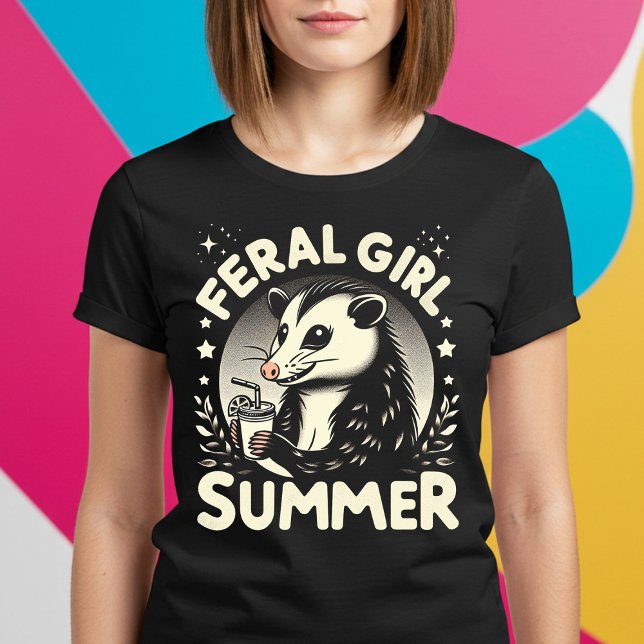 Camiseta Feral Girl Summer (Criador carregado)
