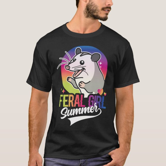 Camiseta Feral Girl Summer Ogambm (Frente)