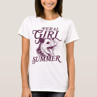 Camiseta Feral Girl Summer Ogambm