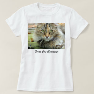 Camiseta Feral Tabby Cat Caregiver T Shrit