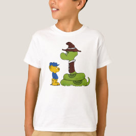 Camiseta Ferald e o Sr. Wiggly
