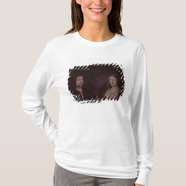 Camiseta Ferdinand II de Aragon e de Isabella mim do (Frente)