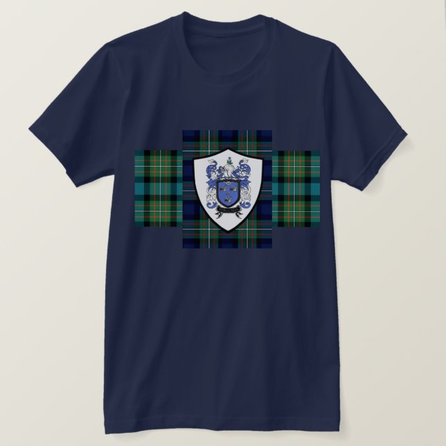 Camiseta Ferguson Clan tartan and shield t shirt (Frente do Design)