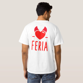 Camiseta Feria du Démon coeur humour fêtes