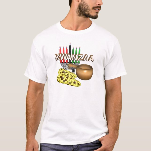 Camiseta Feriado da finalidade de Kwanzaa (Frente)