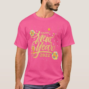 Camiseta Feriado da Véspera de ano novo de feliz ano novo 2