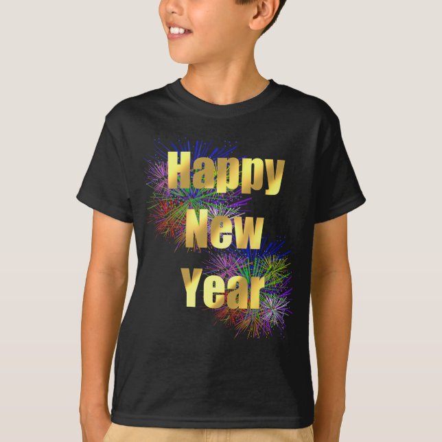 Camiseta Feriado de Ano Novo (Frente)