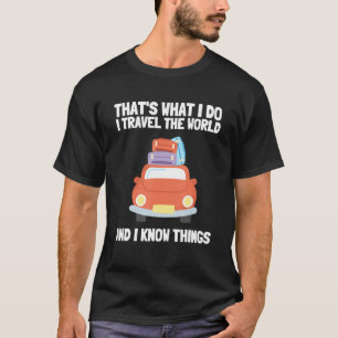 Camiseta Feriado de Aventura de Hiagem de Backpacking do Mu