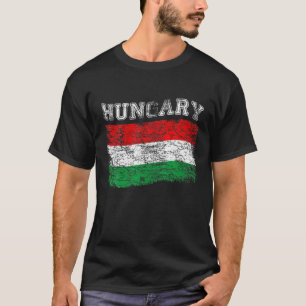 Camiseta Feriado de Bandeira Húngaro Destino de Turismo Hún