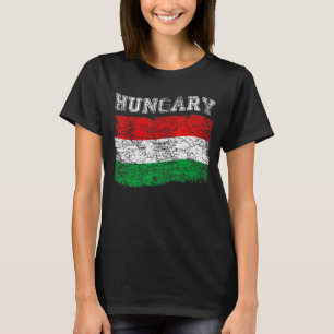 Camiseta Feriado de Bandeira Húngaro Destino de Turismo Hún