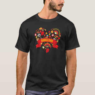 Camiseta Feriado de Barcelona de viagem para Espanha