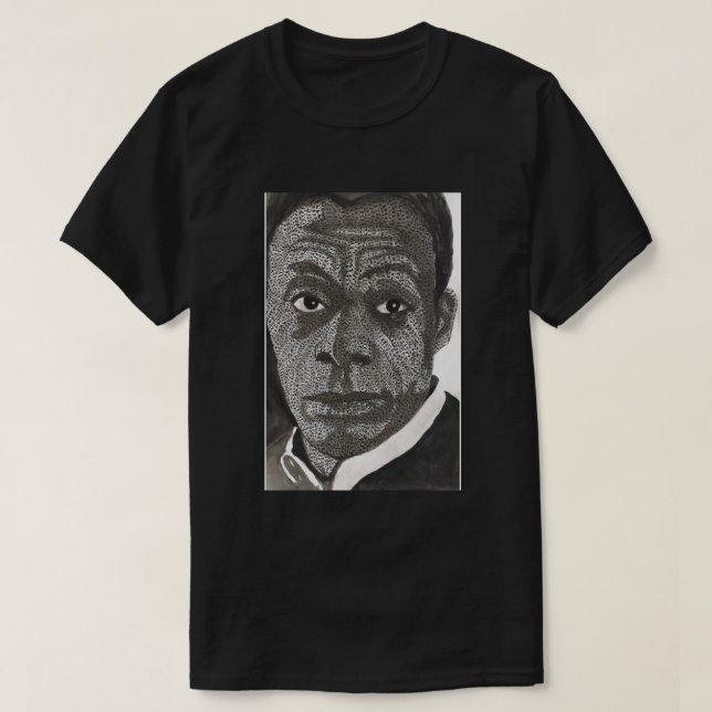 Camiseta Feriado de Halloween do James Baldwin, o mais impo (Frente do Design)