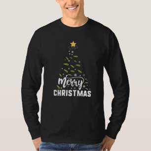 Camiseta Feriado de Natal da Família de Árvores de Alligado
