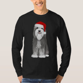 Camiseta Feriado de Natal de Papais noeis Collie