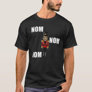 Camiseta Feriado de Natal Nom Nom Nutcracker