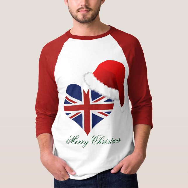 Camiseta Feriado de Natal para Papais noeis de Sinalizador  (Frente)