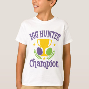 Camiseta Feriado de Páscoa Moderna do Egg Hunter Champion