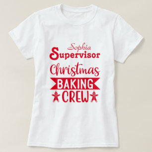 Camiseta Feriado de Supervisor da Tripulação de Natal Ver