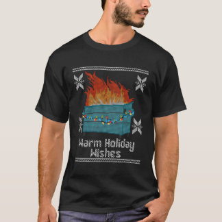 Camiseta Feriado Engraçado Feriado Quente de Natal Deseja I