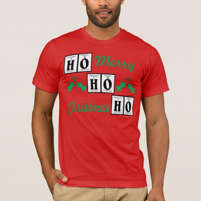 Camiseta Feriado feliz, Natal alegre (Frente)