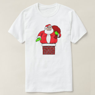 Camiseta Feriado Feriado Feriado de Piada do Papai Noel Hum