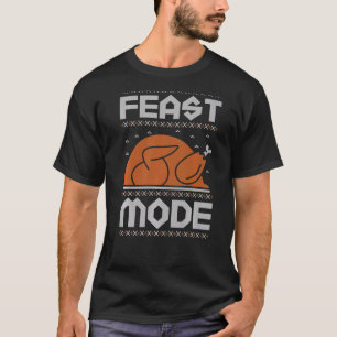Camiseta Feriado no Modo banquete Dia de Ação de Graças na