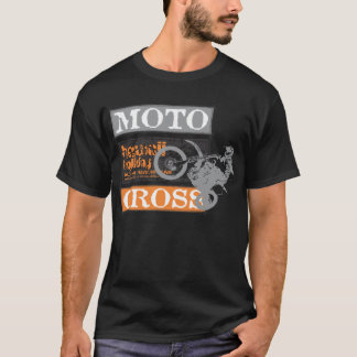 Camiseta Feriado preto de Havaí do motocross dos homens