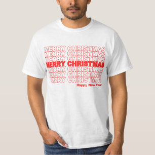 Camiseta Feriado retro do Feliz Natal
