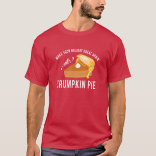 Camiseta Feriados com o t-shirt da torta de Trumpkin