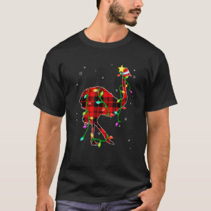 Camiseta Feriados das Luzes de Natal de Santa Hat em Ostric