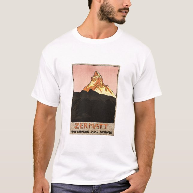 Camiseta Feriados de Esqui de Suiça ZERMATT (Frente)