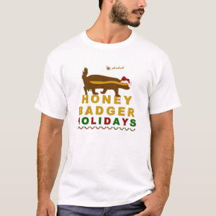 Camiseta Feriados de Mel Badger