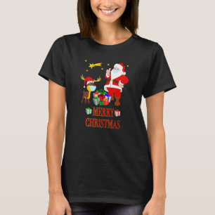 Camiseta Feriados de Natal Apresentam Rua Ideia Nicholas