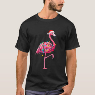 Camiseta Feriados de Natal Fabulosos Flamingo Novas Férias