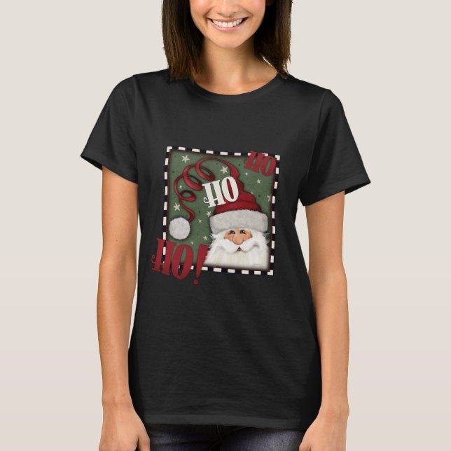 Camiseta Feriados de Natal Feliz para Papais noeis Felizes (Frente)
