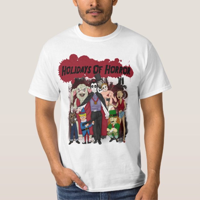 Camiseta Feriados do horror (Frente)