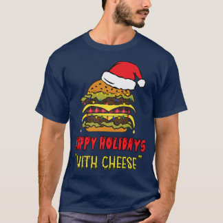 Camiseta feriados felizes com Roupa de Natal engraçado com 
