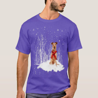 Camiseta Feriados Felizes de Natal do Cão IRLANDÊS