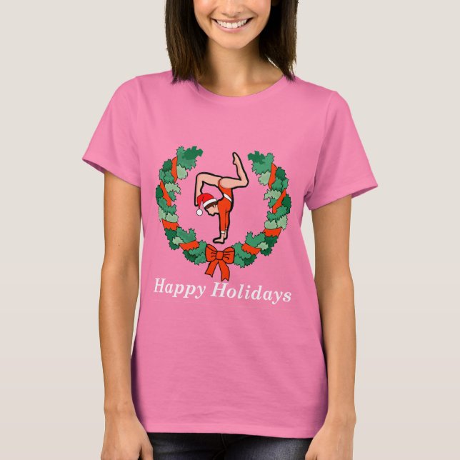 Camiseta Feriados Felizes do ginásio (Frente)