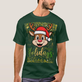 Camiseta Feriados Felizes e Engraçados por Deer