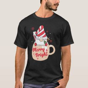 Camiseta Feriados felizes - Feliz de cacau quente e brilho