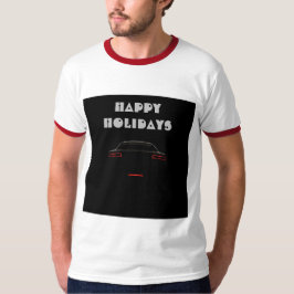 Camiseta Feriados L Tamanho branco/ruivo vermelho masculino